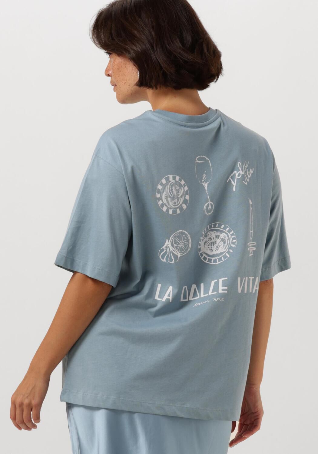 REFINED DEPARTMENT Dames Tops & T-shirts Maggy Lichtblauw