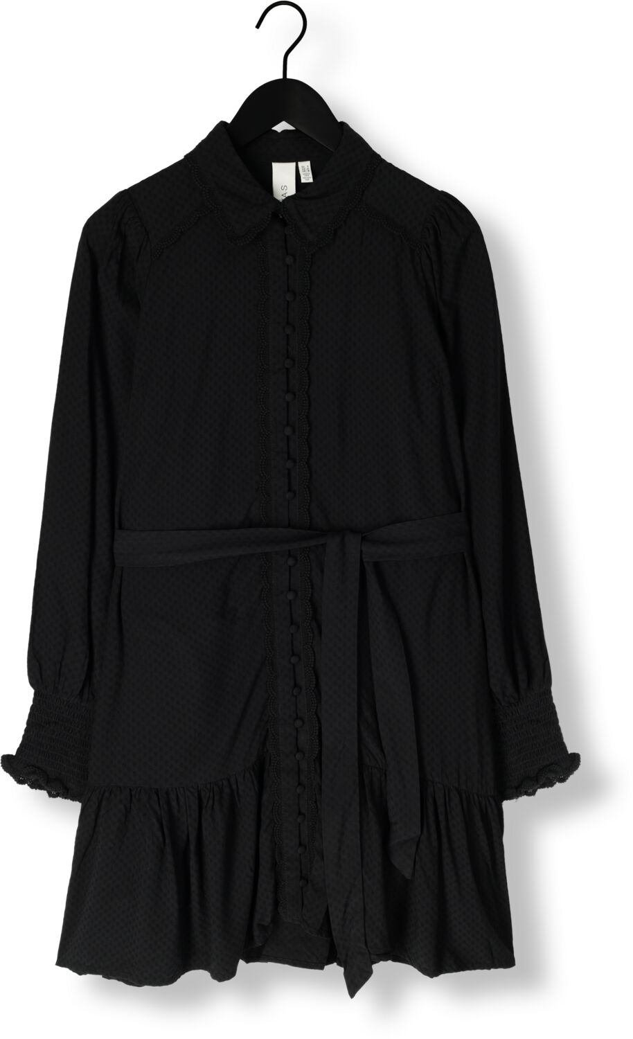 Y.A.S. Dames Jurken Yastilera Ls Shirt Dress Zwart