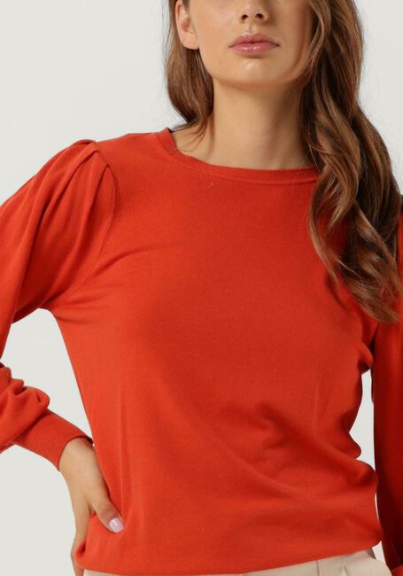 Oranje SUMMUM Sweater PUFFY SLEEVE SWEATER BASIC KNIT - large