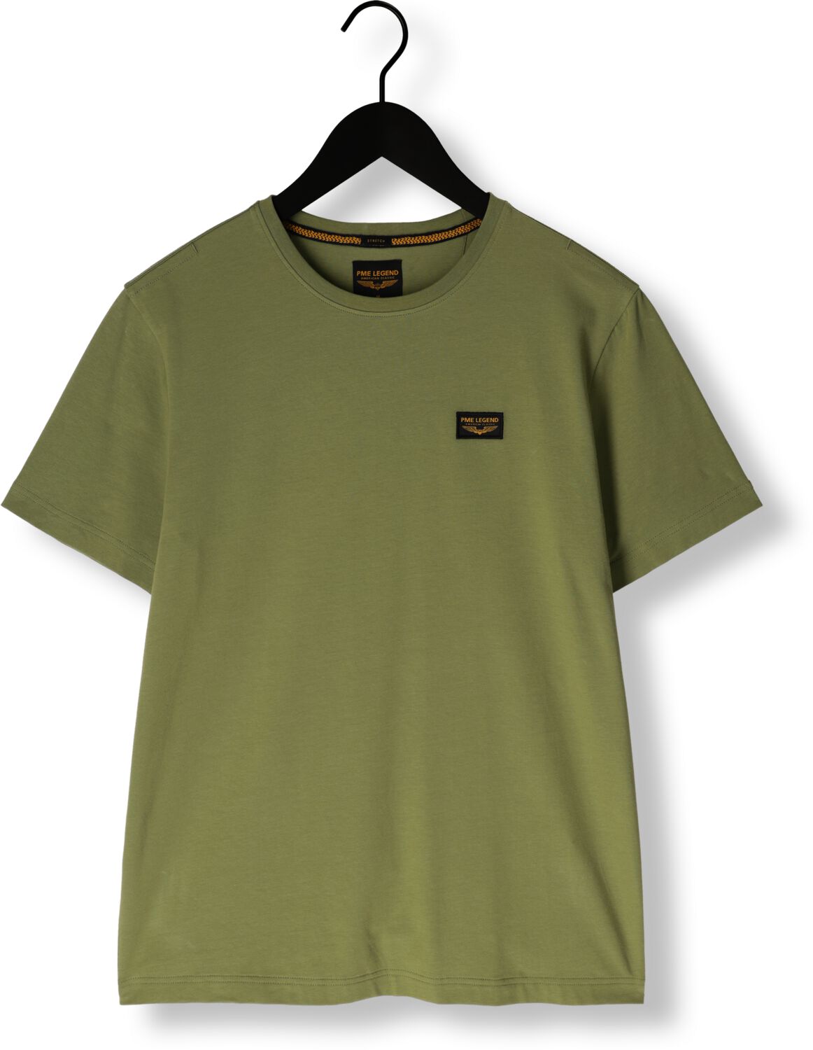 PME LEGEND Heren Polo's & T-shirts Short Sleeve R-neck Guyver Tee Groen