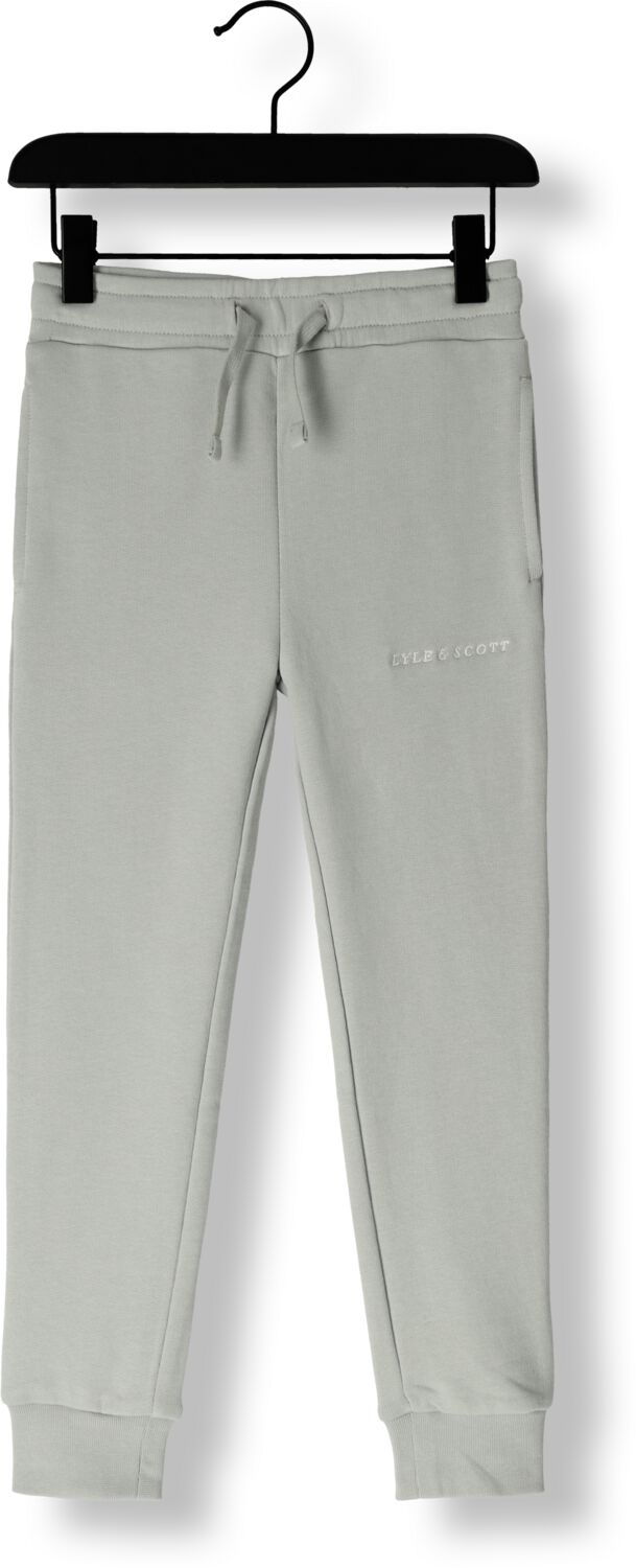 LYLE & SCOTT Jongens Broeken Cript Embroidered Sweatpant Grijs
