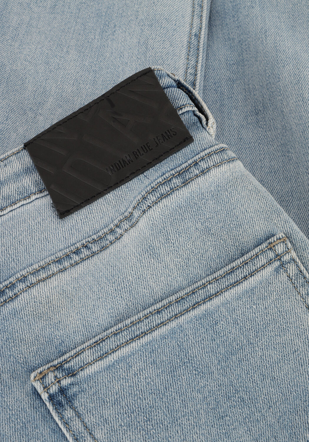 Lichtblauwe INDIAN BLUE JEANS Jeans 2650 WIDE LOOSE USED DENIM - large