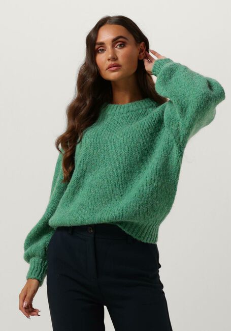 Groene BY-BAR Trui LUCIA PULLOVER - large