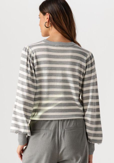 Grijze MINUS Trui LIVA LONG SLEEVE PULLOVER - large