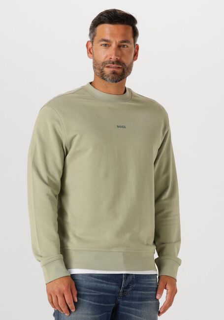Olijf BOSS ORANGE Sweater WESMALLCREW 10244192 01 - large