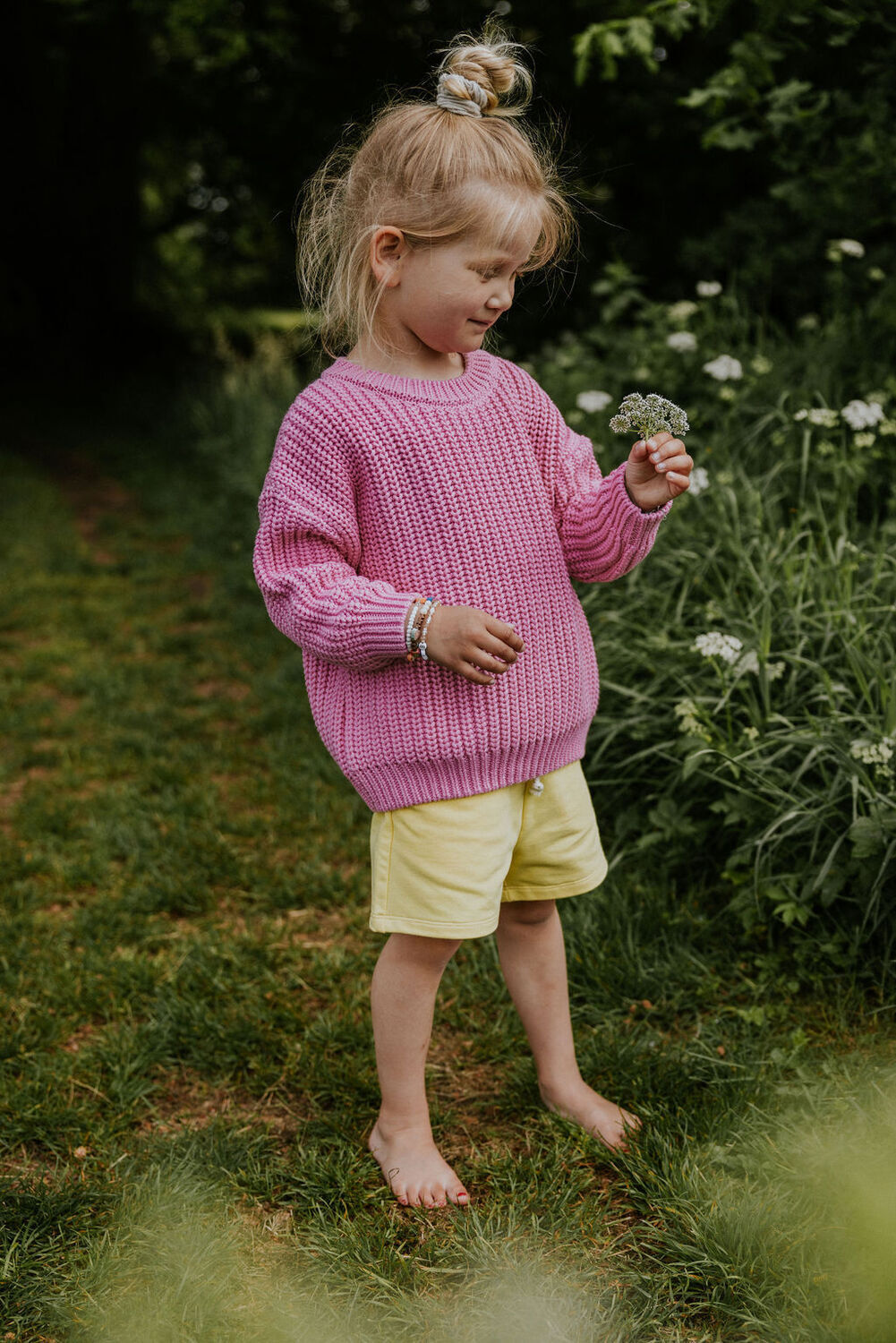 YUKI KIDSWEAR Meisjes Truien & Vesten Chunky Knitted Sweater Roze