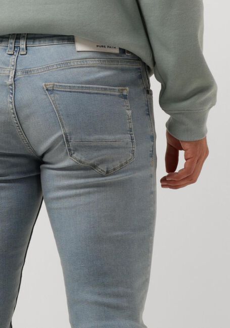 Blauwe PURE PATH Slim fit jeans W1208 THE DYLAN - large