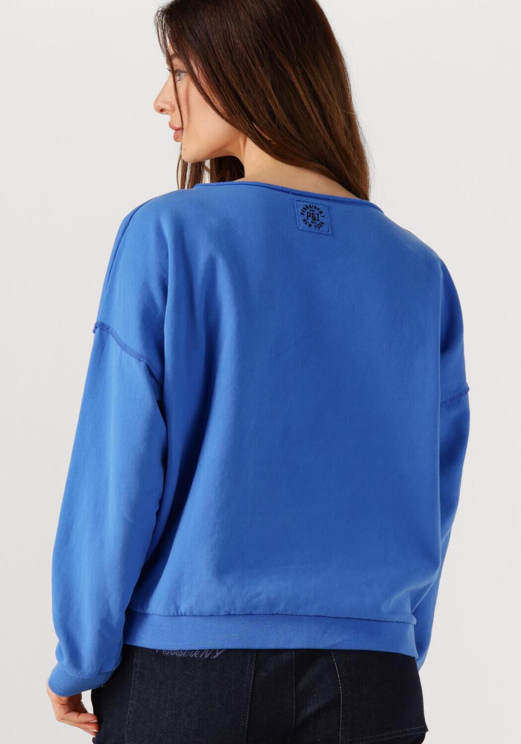 PENN & INK Dames Truien & Vesten Sweater W25f1703 Blauw