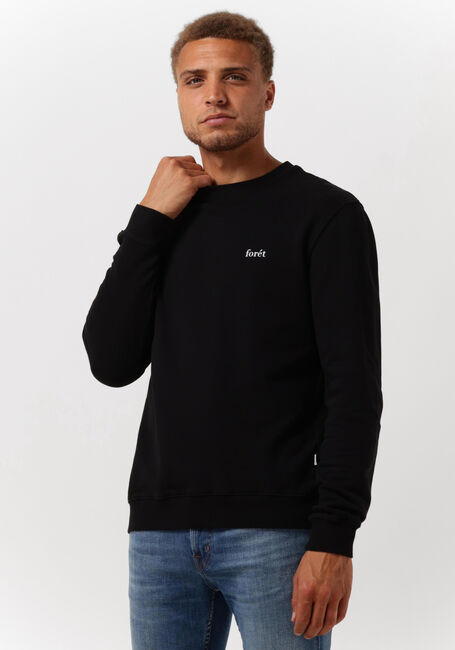 Zwarte FORÉT Trui ASH SWEATSHIRT - large