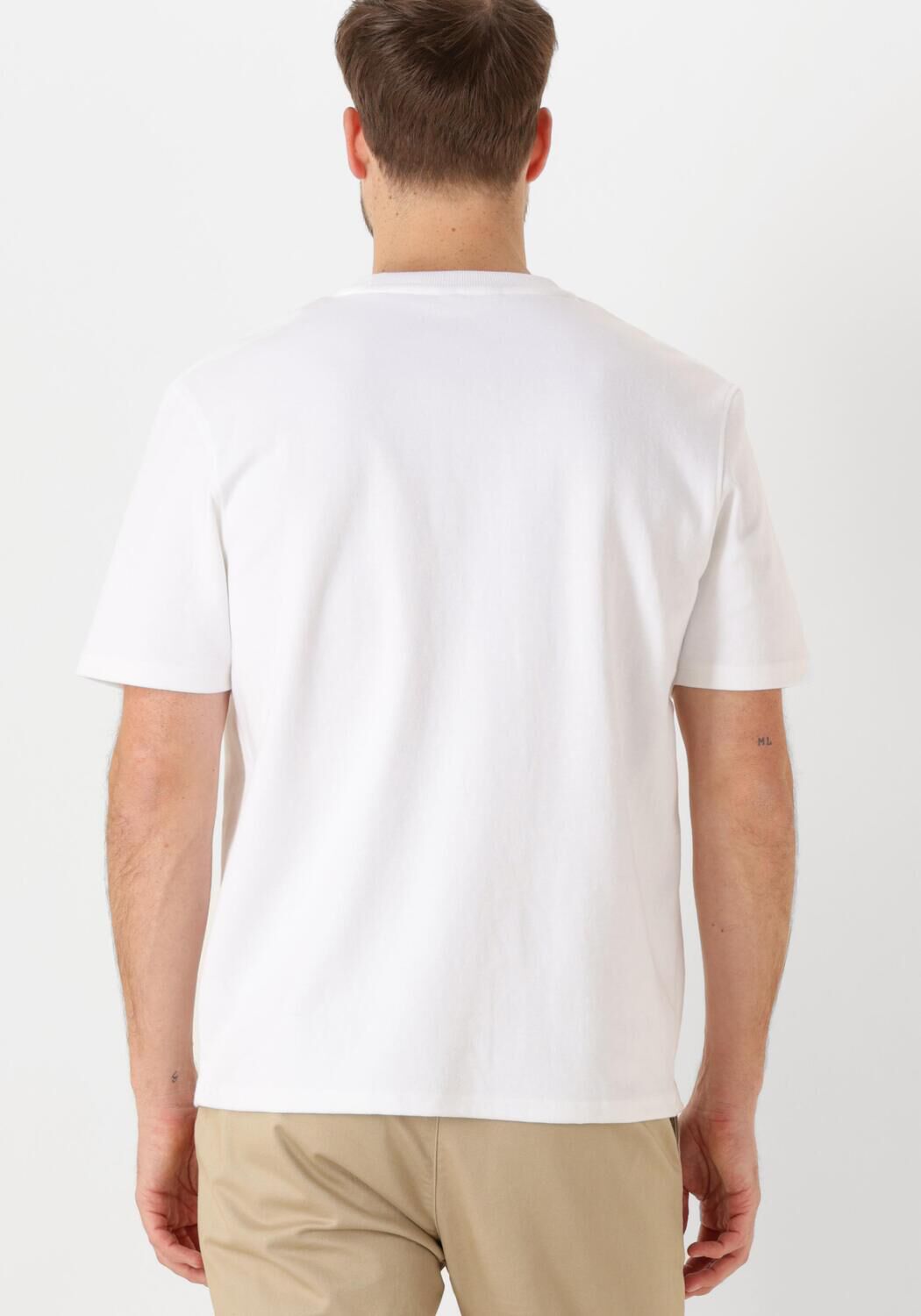 DSTREZZED Heren Polo's & T-shirts Ebbe Boxy Tee Wit