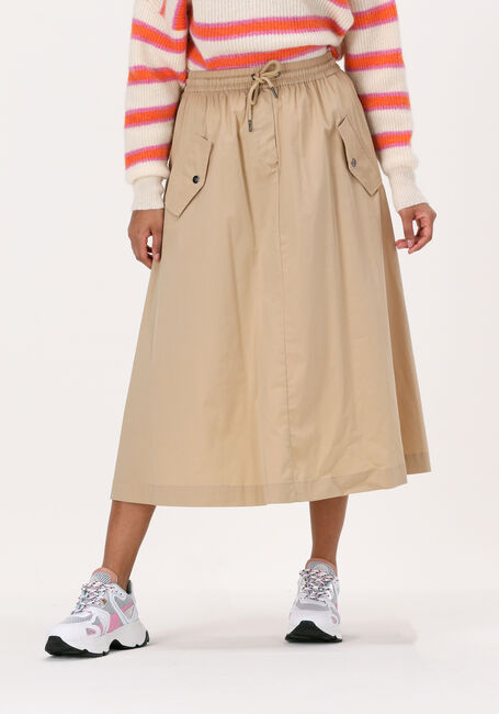 Khaki CO'COUTURE Midirok CRISP POPLIN UTILLITY SKIRT - large