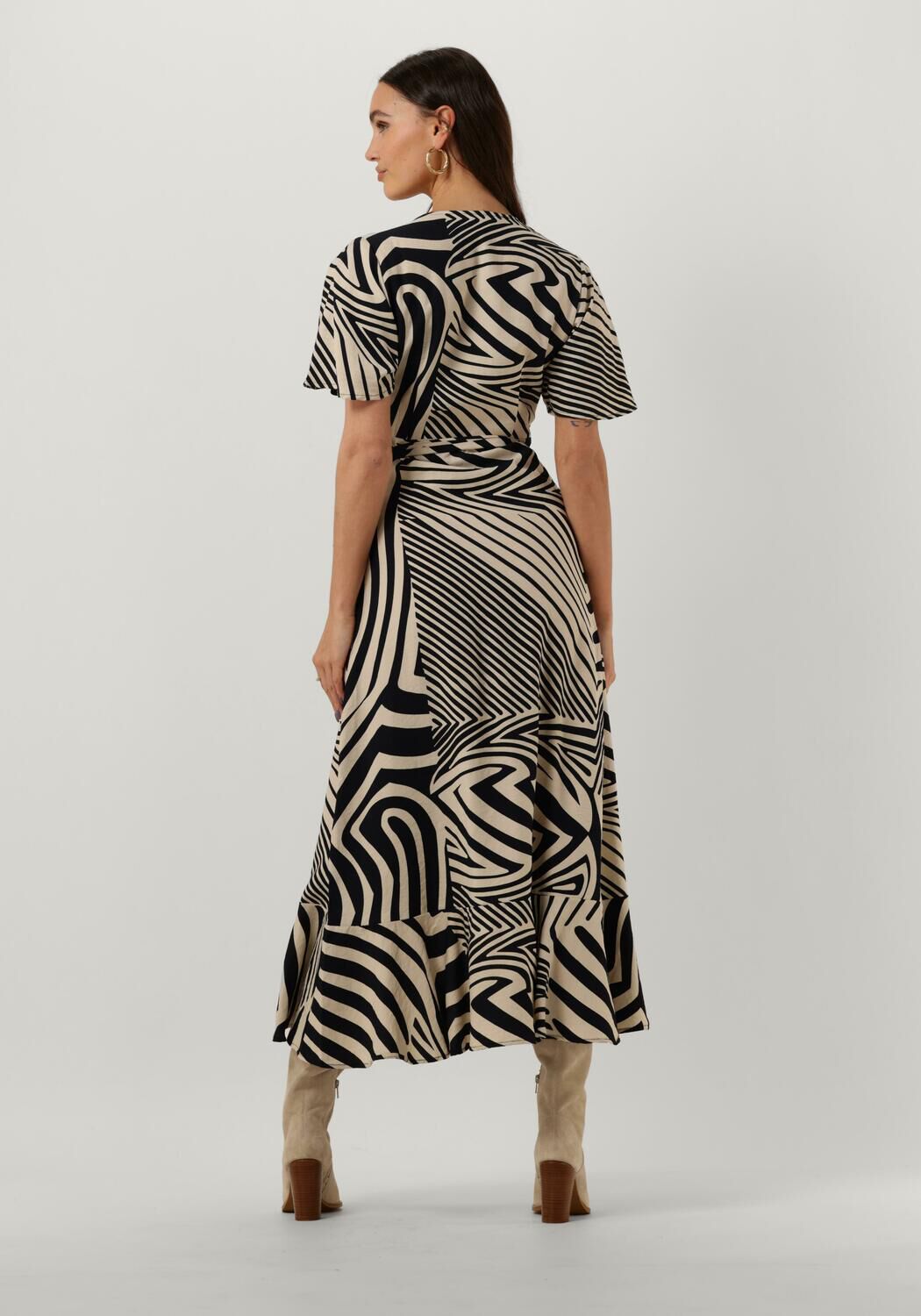 Wrap jurk sales midi