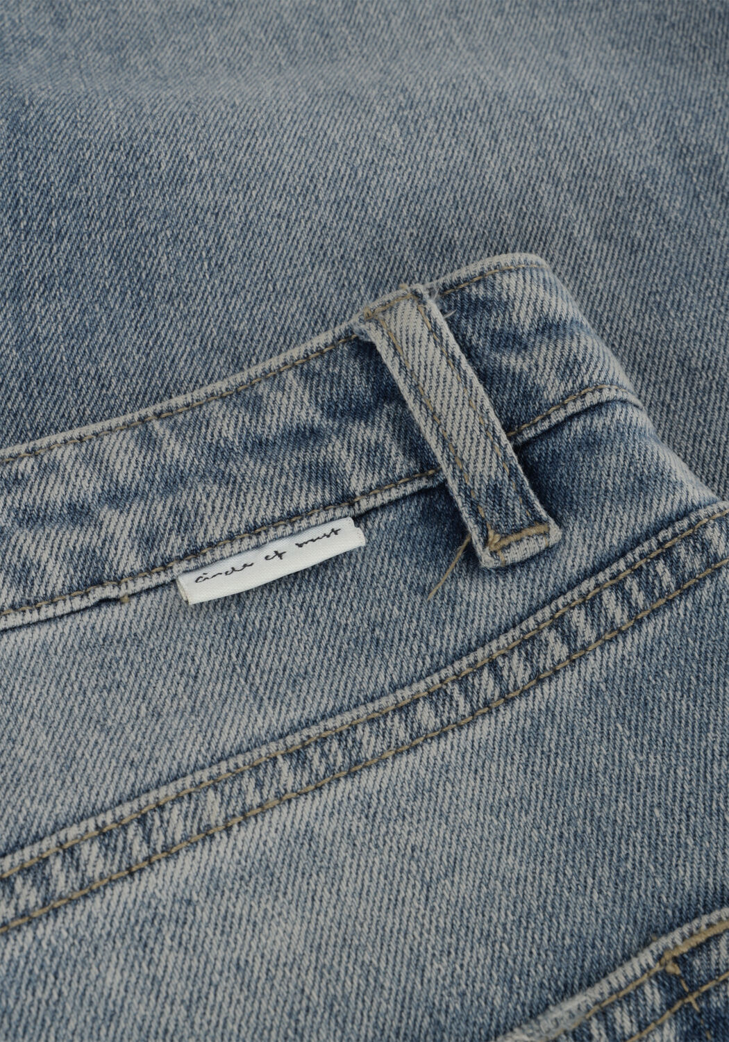 Donkerblauwe CIRCLE OF TRUST Maxirok KAE DNM SKIRT - large