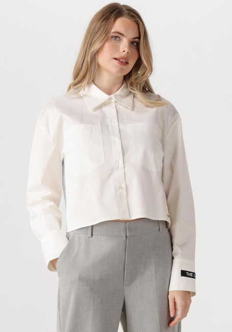 Witte ALIX THE LABEL Blouses LADIES WOVEN CROPPED BLOUSE - large