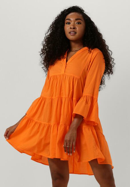 Oranje DEVOTION Mini jurk SKINARIA - large