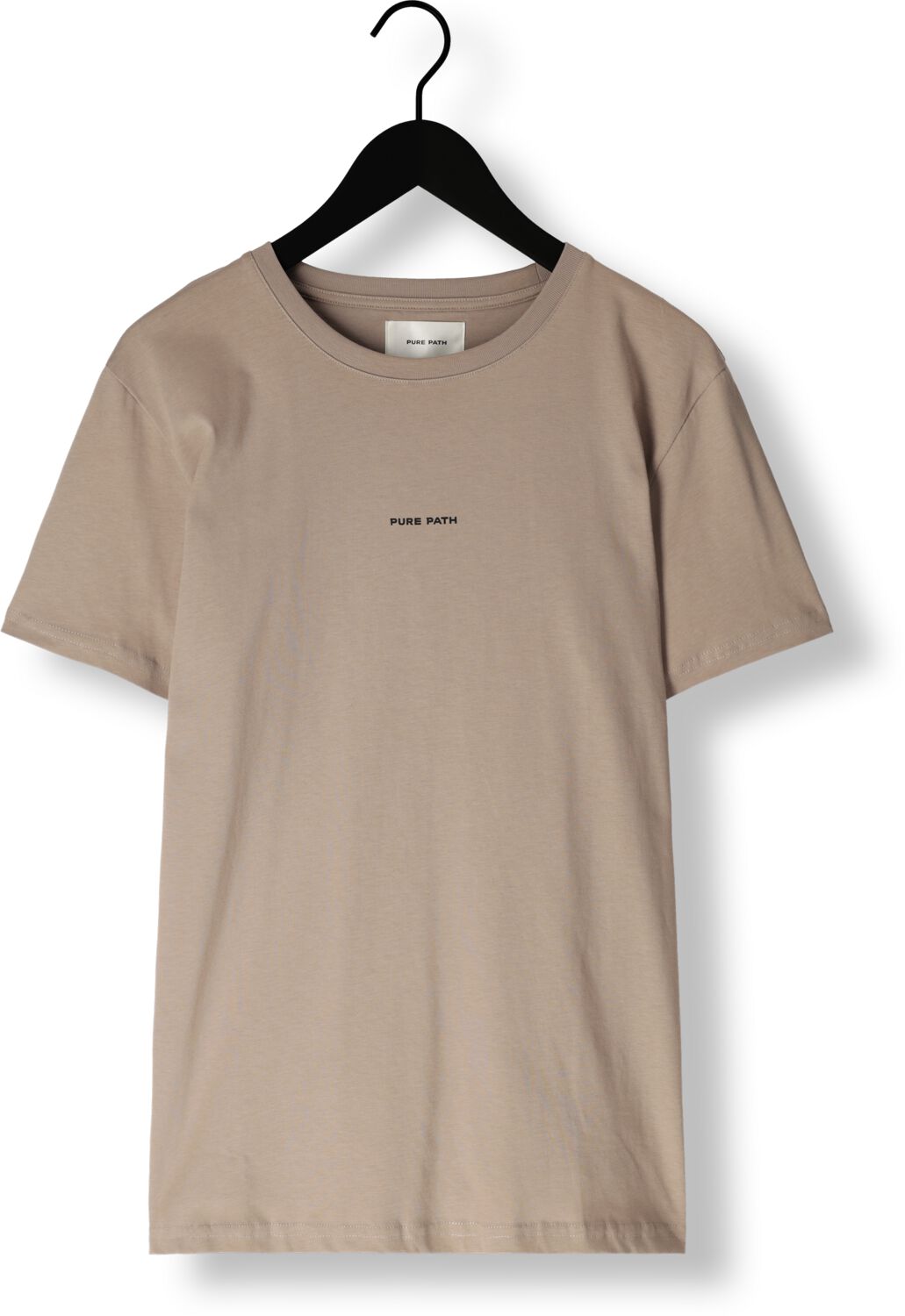 PURE PATH Heren Polo's & T-shirts Pure Logo T-shirt Taupe