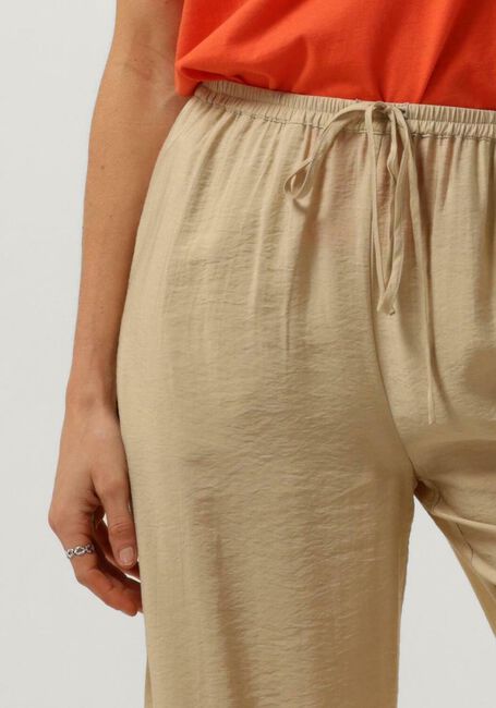 Beige MSCH COPENHAGEN Wijde broek MSCHAUDIA PANTS - large