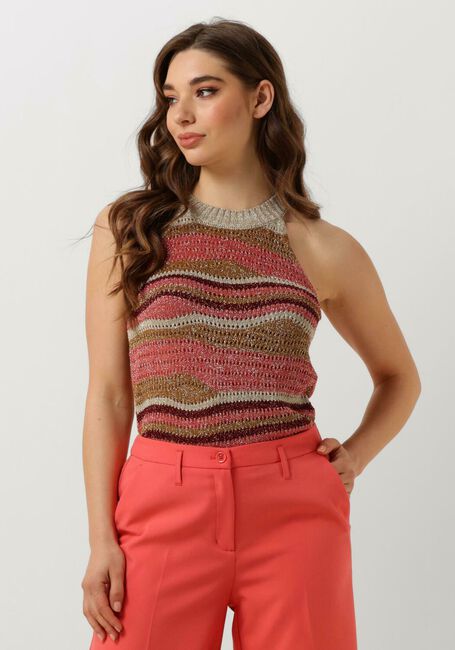 Multi SUMMUM Top HALTER TOP LUREX SWIRL KNIT - large