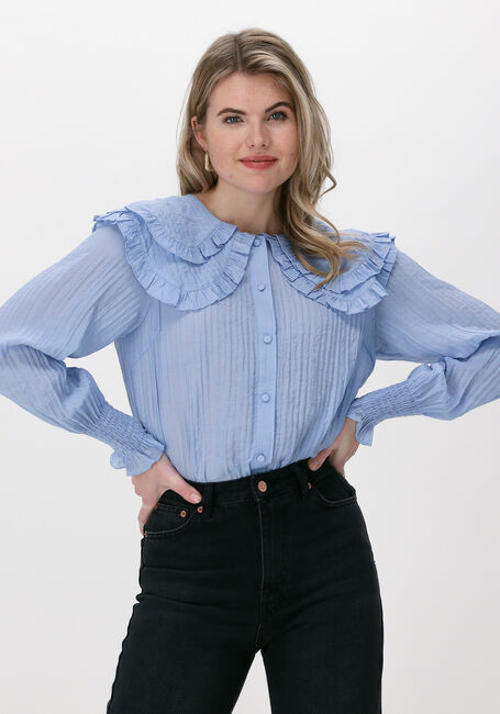 Lichtblauwe Y.A.S. Blouses YASALLO LS SHIRT - large