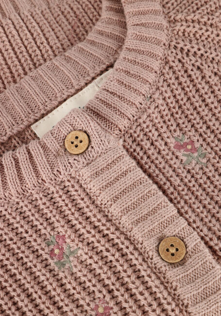 Lichtroze LIL' ATELIER Vest NMFEMLEN EMB AO LS KNIT CARD LIL - large