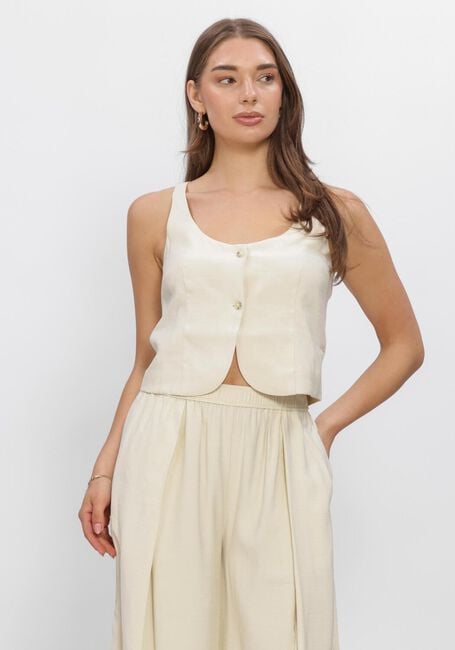Beige EDITED Gilet SIMONE TOP - large