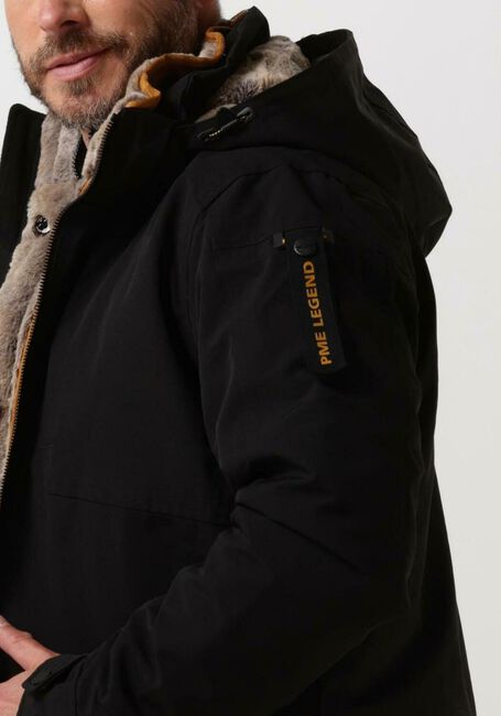 Zwarte PME LEGEND Parka's SEMI LONG JACKET SNOWPACK ICON 2.0 - large