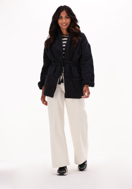 Zwarte BY-BAR Kimono JULIE STEPPED JACKET - large