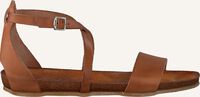 Cognac RED-RAG Platte sandalen 79210 - medium