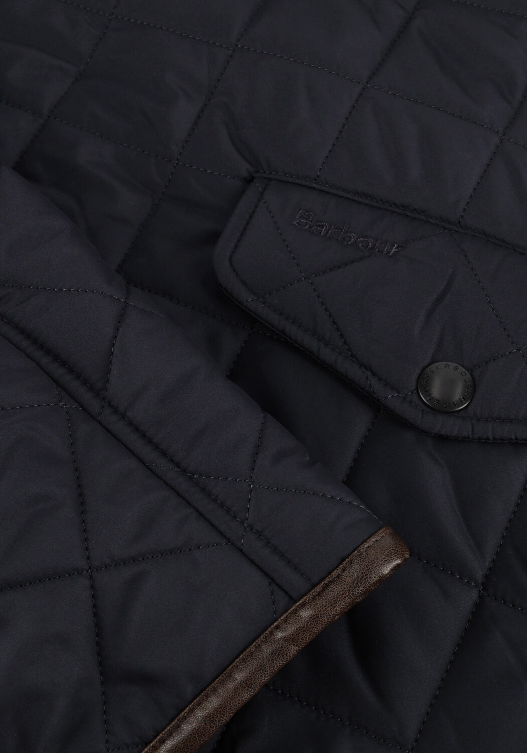 Donkerblauwe BARBOUR Jack POWEL QUILTED JACKET QUILTED - large