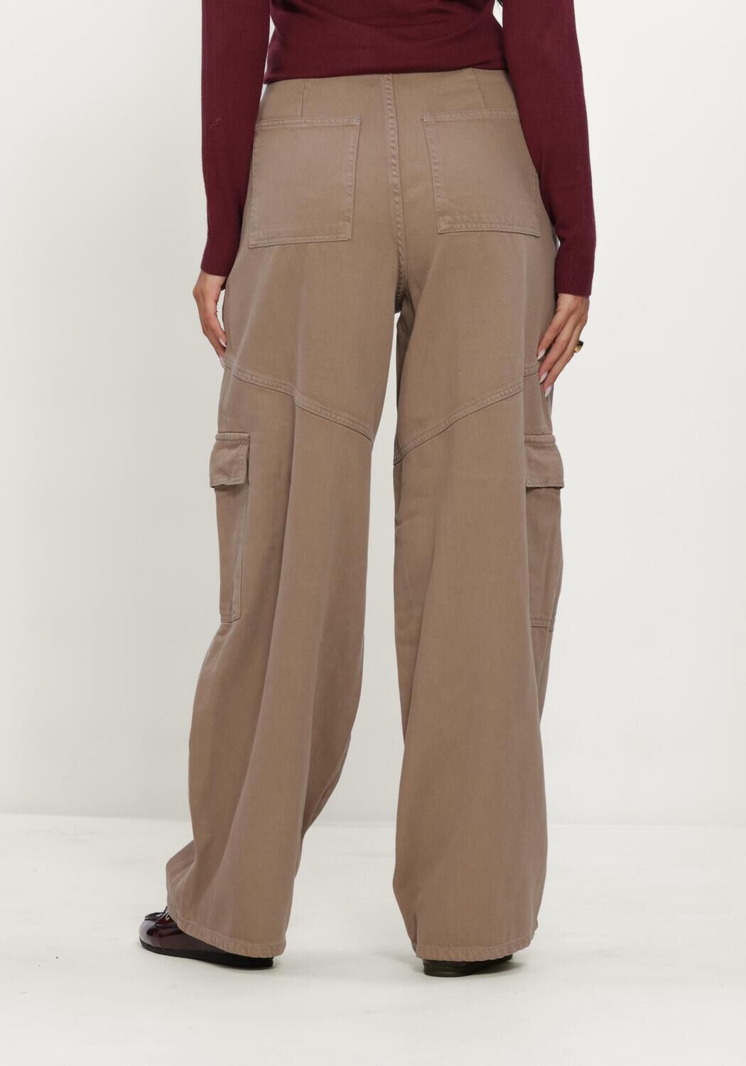 Zand OBJECT Cargobroeken OBJLULVA MW OS PANT 147 - large