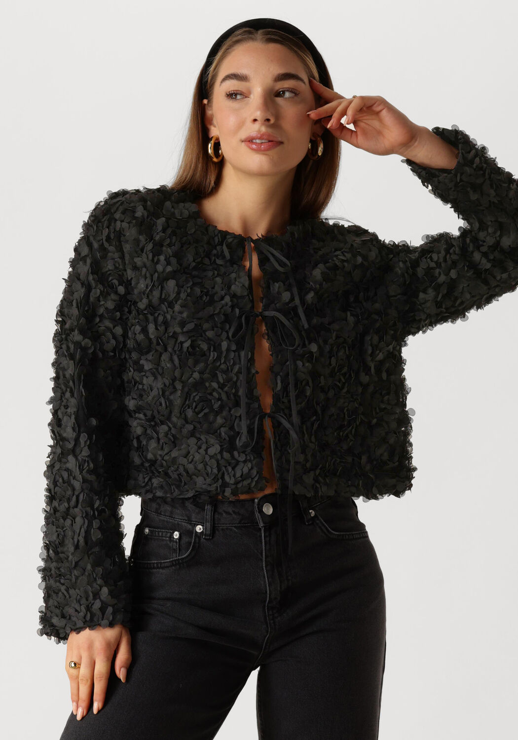 Y.A.S. Dames Truien & Vesten Yasflowi Ls Jacket Zwart