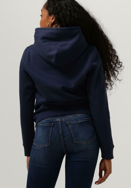 Blauwe TOMMY JEANS Sweater TJW REGULAR FLEECE HOODIE - large