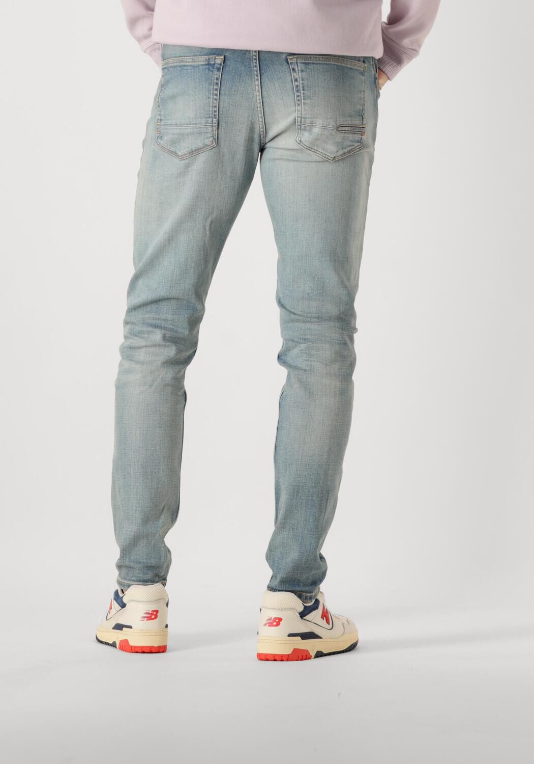 CAST IRON Heren Jeans Shiftback Tapered Desert Sand Finish Blauw