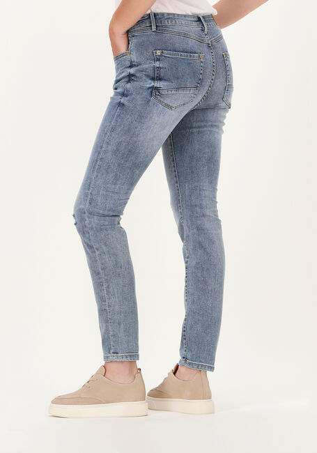 Blauwe SUMMUM Slim fit jeans TAPERED JEANS RAIN DENIM - large