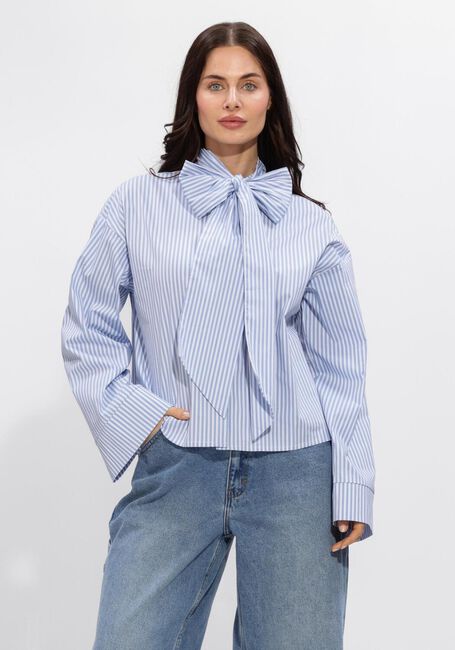 Lichtblauwe MINUS Blouses MSSKYE SHIRT - large