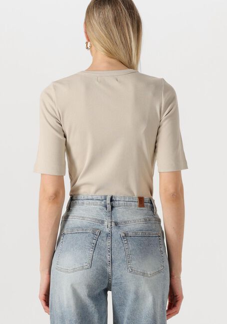 Beige WITHBLACK T-shirt WBLLULLU SS TEE - large