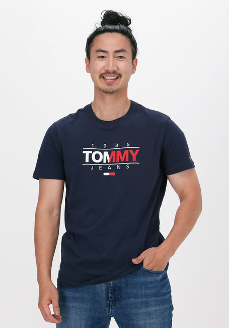 Donkerblauwe TOMMY JEANS T-shirt TJM ESSENTIAL GRAPHIC TEE - large