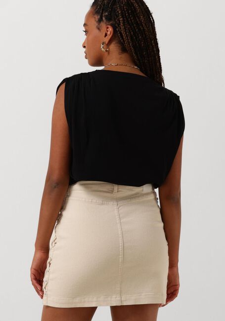 Zwarte CATWALK JUNKIE Top PLEATED SHOULDER TOP - large