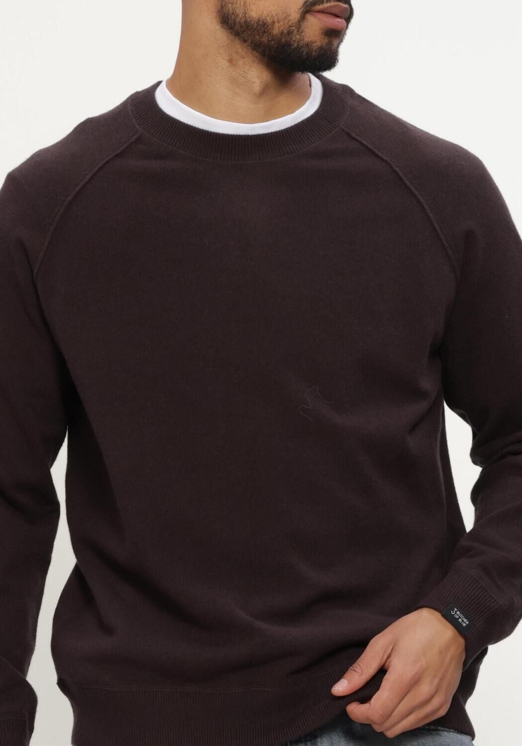 BUTCHER OF BLUE Heren Truien & Vesten Clifden Sweat Crew Bruin