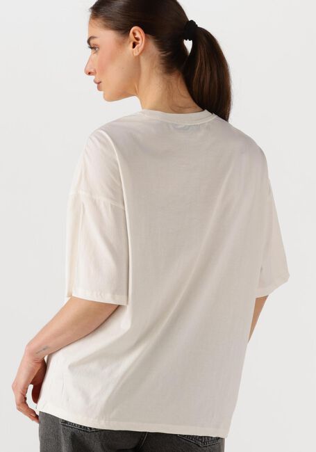 Witte ALIX THE LABEL T-shirt LADIES KNITTED SILVER BULL T-SHIRT - large