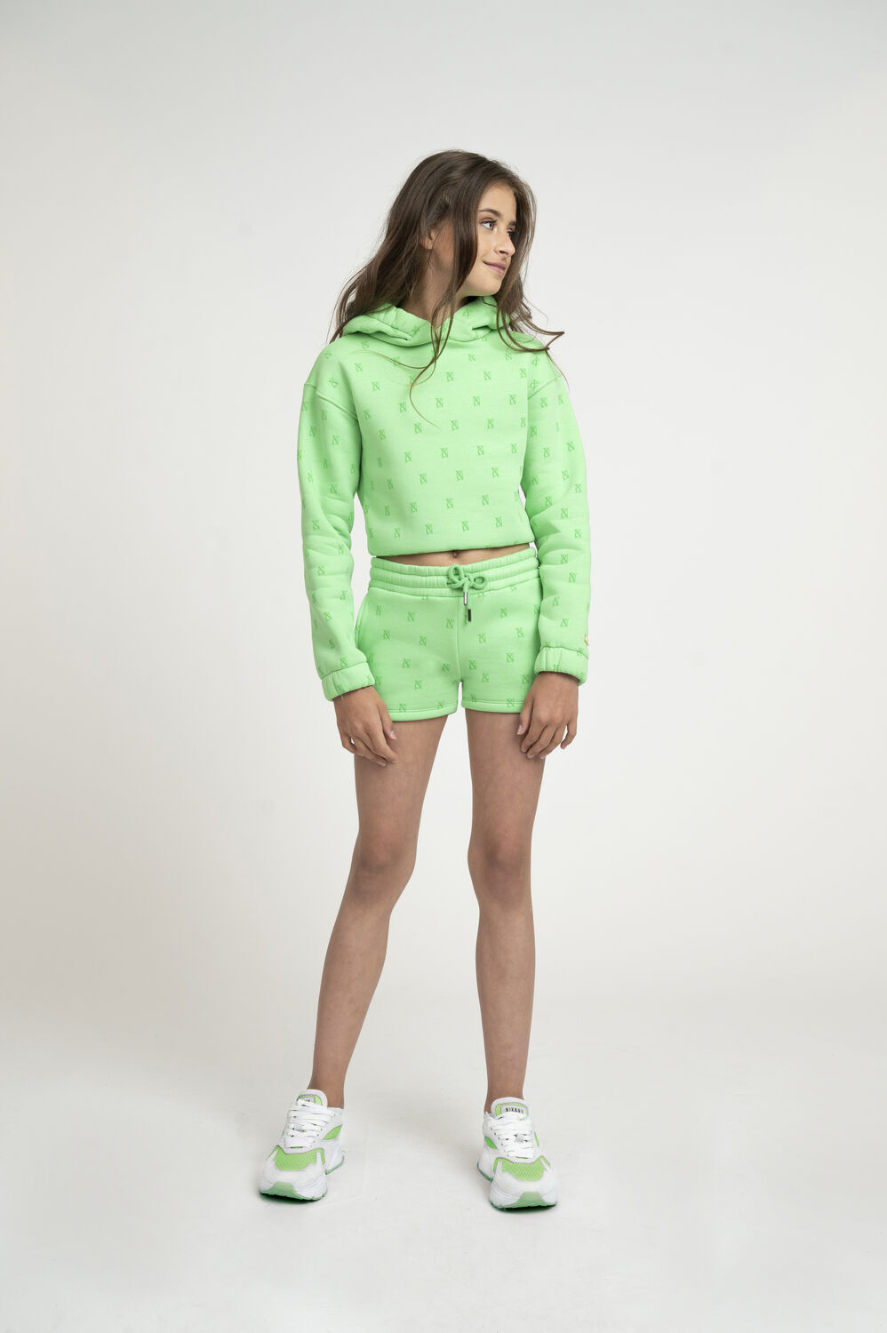 Groene NIK & NIK Broeken BRODY SHORT - large