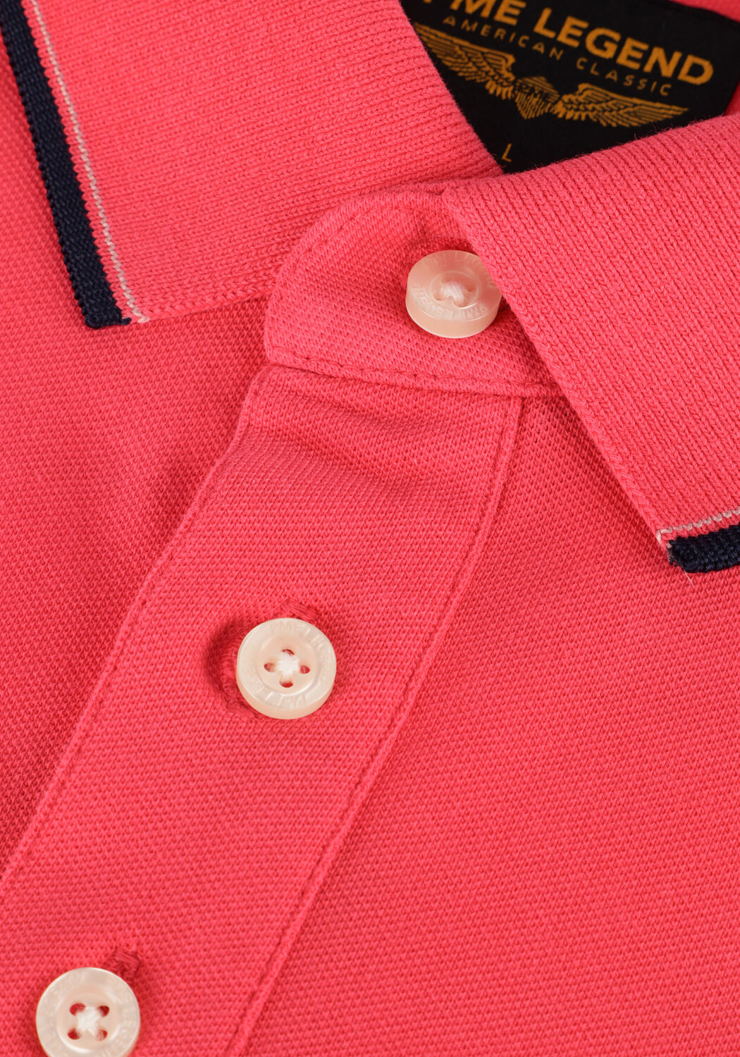 Roze PME LEGEND Polo SHORT SLEEVE POLO STRETCH PIQUE PACKAGE - large