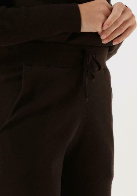 Bruine KNIT-TED Wijde broek NOOR PANT - large