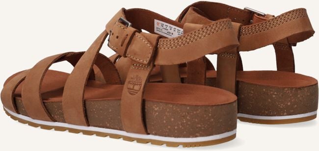 Cognac TIMBERLAND Platte sandalen MALIBU WAVES ANKLE Cognac TIMBERLAND Platte sandalen MALIBU WAVES ANKLE - large