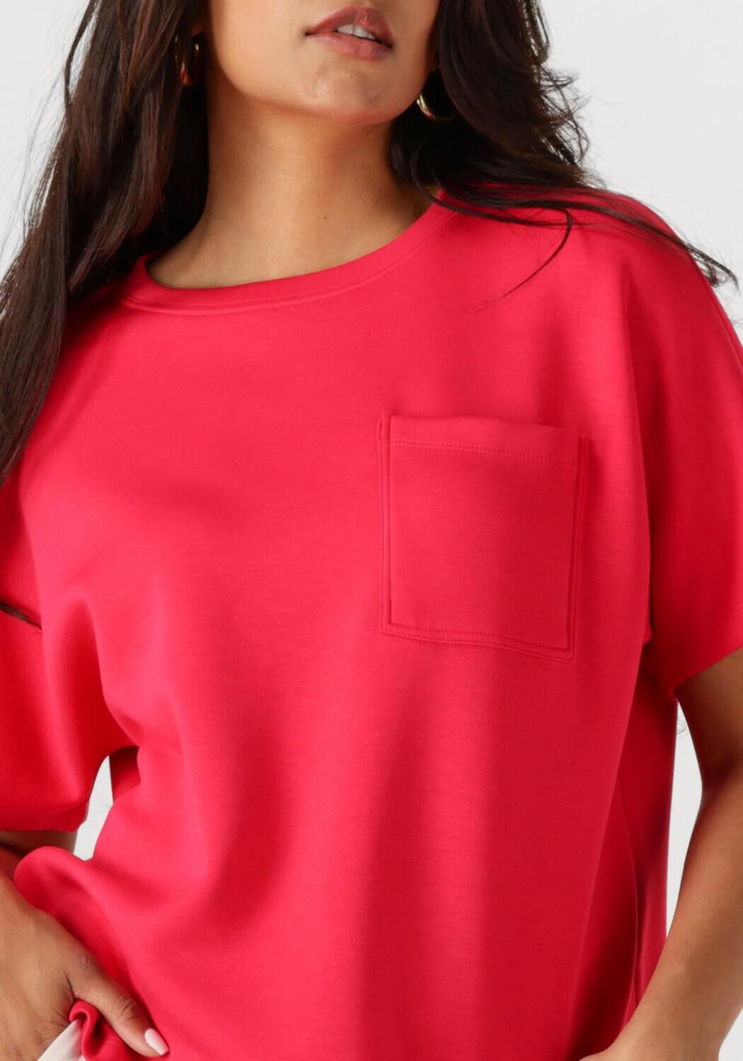 MSCH COPENHAGEN Dames Tops & T-shirts Mschharissa Ima Q Ss Sweatshirt Rood