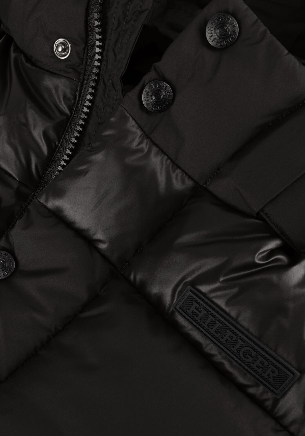 Zwarte TOMMY HILFIGER Gewatteerde jas CONTRAST PADDED JACKET - large