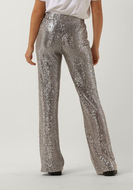 Zilveren Y.A.S. Pantalon YASSTEEL HW FLARED PANTS - large