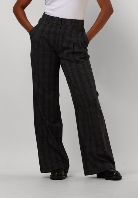 Donkergrijze MSCH COPENHAGEN Pantalon MSCHCALILE HW PANTS - large
