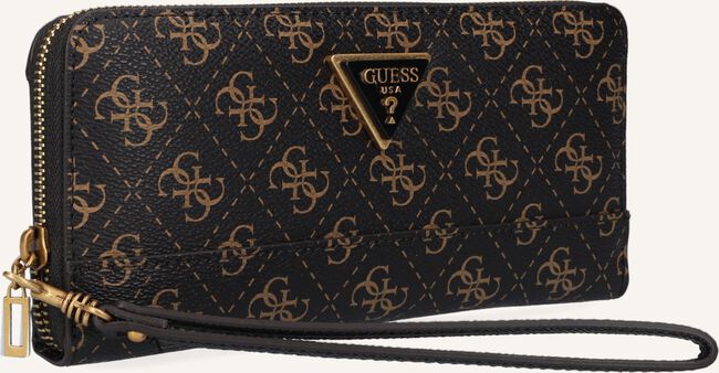Bruine GUESS Portemonnee CORDELIA LOGO SLG LRG ZIP AROUND Bruine GUESS Portemonnee CORDELIA LOGO SLG LRG ZIP AROUND - large