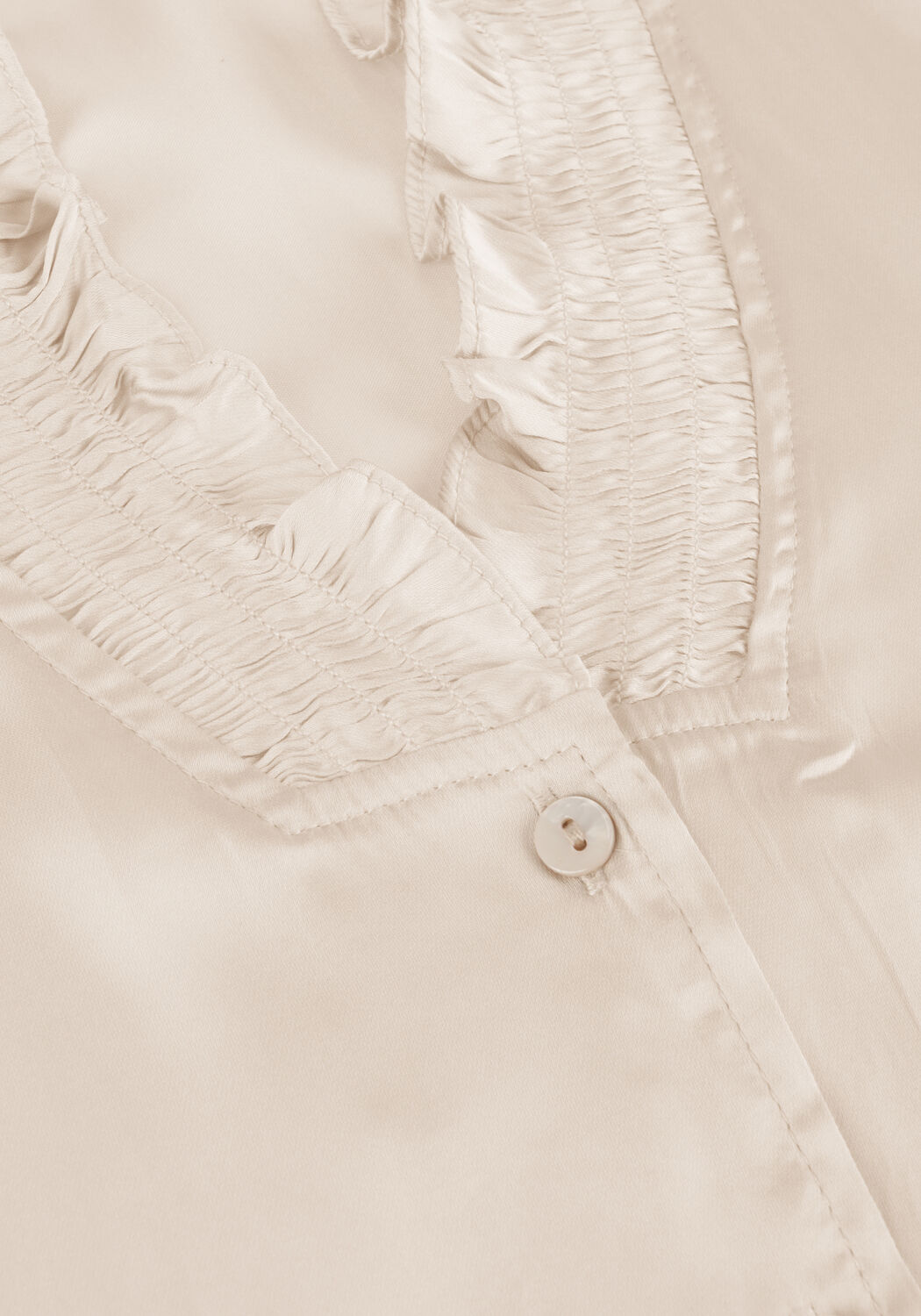 Beige NEO NOIR Blouses BRIELLE SATIN BLOUSE - large